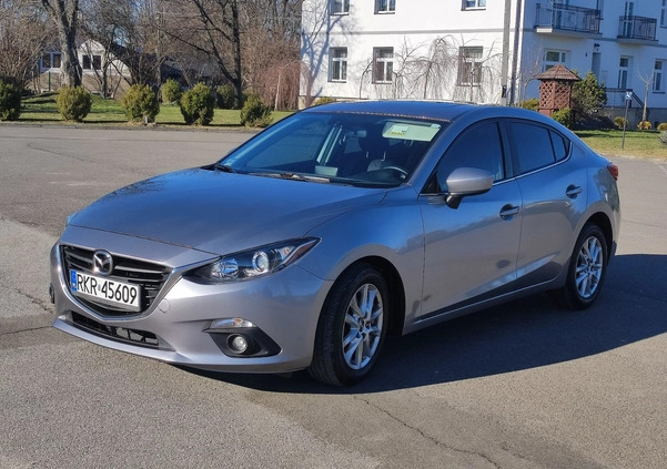 Mazda 3 cena 41900 przebieg: 170000, rok produkcji 2015 z Dobra małe 211